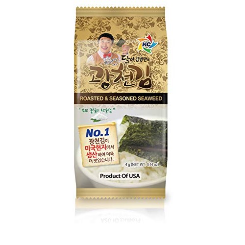 Kim Nori Gold Kim Roasted Seasoned Seaweed Snacks 4G 0.14 Oz