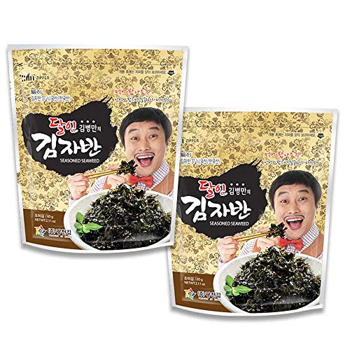 Kimnori Seasoned Seaweed Flakes Sushi Nori Snacks 2 Packs X 60G