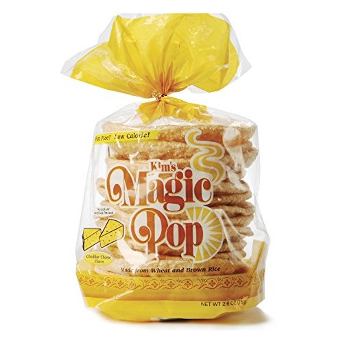 Kims Magic Pop Freshly Popped Rice Cakes | Keto, Vegan | Chedda