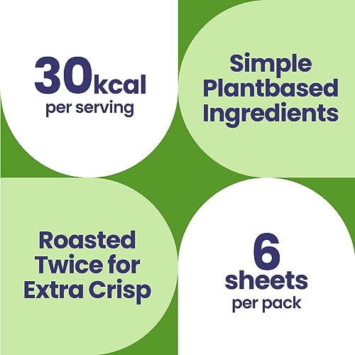 KIMS TABLE- Sea Salt - 25 Count - Organic Roasted Seaweed Sheet...