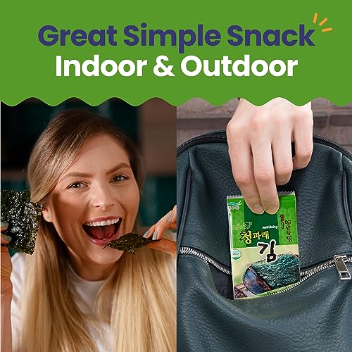 KIMS TABLE- Sea Salt - 25 Count - Organic Roasted Seaweed Sheet...