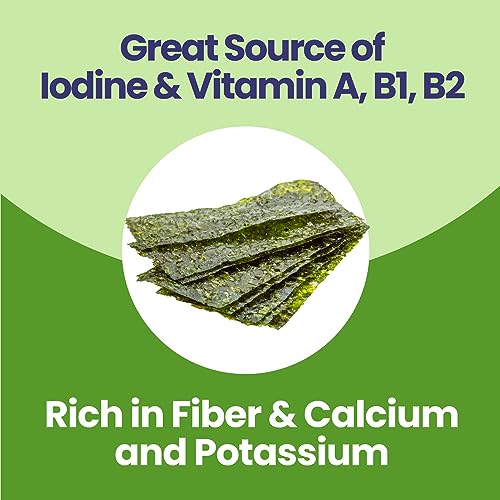 KIMS TABLE- Sea Salt - 25 Count - Organic Roasted Seaweed Sheet...