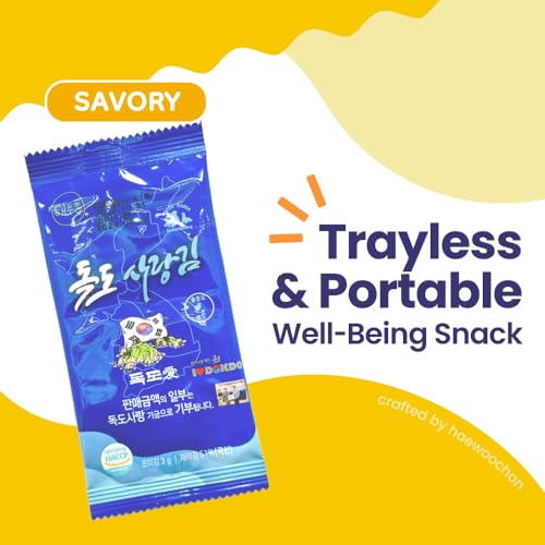 Seaweed Snacks Healthy Korean Sea Salt Seaweed- 25 Count Value ...