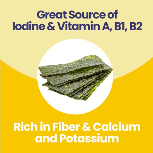 Seaweed Snacks Healthy Korean Sea Salt Seaweed- 25 Count Value ...