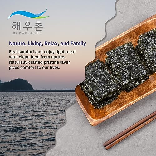 Seaweed Snacks Healthy Korean Sea Salt Seaweed- 25 Count Value ...