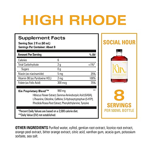 High Rhode By Kin Euphorics, Non Alcoholic Spirits, Nootropic, B