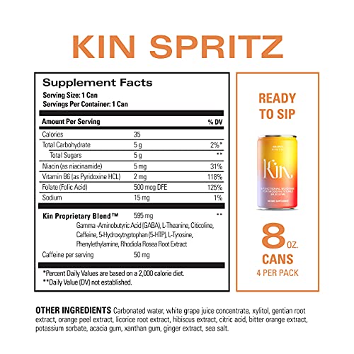 Kin Spritz, Lightwave Can Bundle by Kin Euphorics, Non Alcoholic...