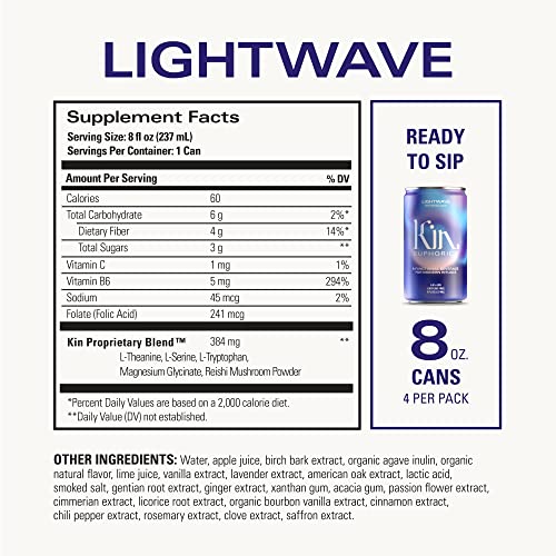Lightwave by Kin Euphorics, Non Alcoholic Spirits, Ready to Drin...