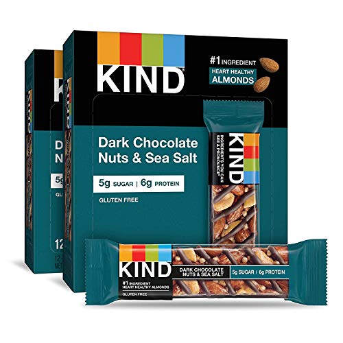 Kind Bars, Dark Chocolate Nuts &Amp; Sea Salt, Gluten Free, 1.4 Ounc