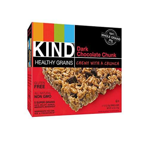 Kind Healthy Grains Granola Bars Dark Chocolate Chunk 5Ct Pack