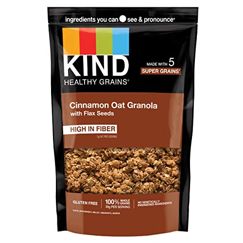 Kind Healthy Grains Clusters, Cinnamon Oat With Flax Seeds, Glut