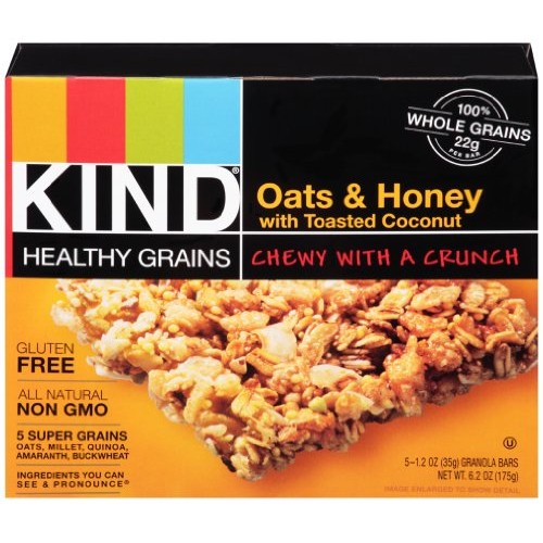 Kind Healthy Grains Bar, Oats &Amp; Honey, 5 Bars Pack Of 8