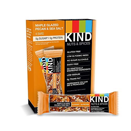 Kind Bars, Maple Glazed Pecan &Amp; Sea Salt, Gluten Free, Low Sugar