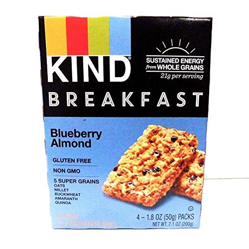 Kind Blueberry Almond Breakfast Bars 8 Count Pack Of 4