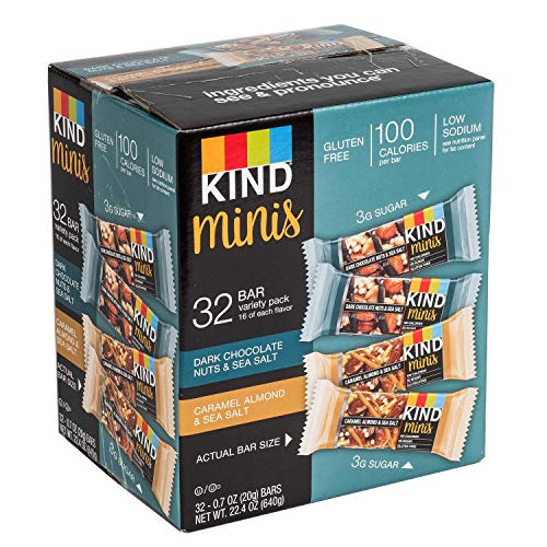 Kind Bar Dark Chocolate Nuts &Amp; Sea Salt; Caramel Almond &Amp; Sea Sa