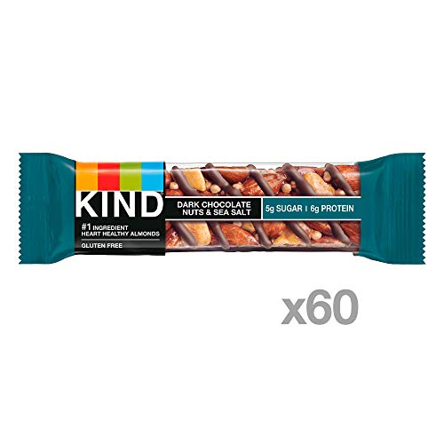 Kind Bar, Dark Chocolate Nuts &Amp; Sea Salt, 1.4 Ounce, 60 Count