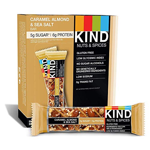 Kind Bar Dark Chocolate Nuts &Amp; Sea Salt; Caramel Almond &Amp; Sea Sa
