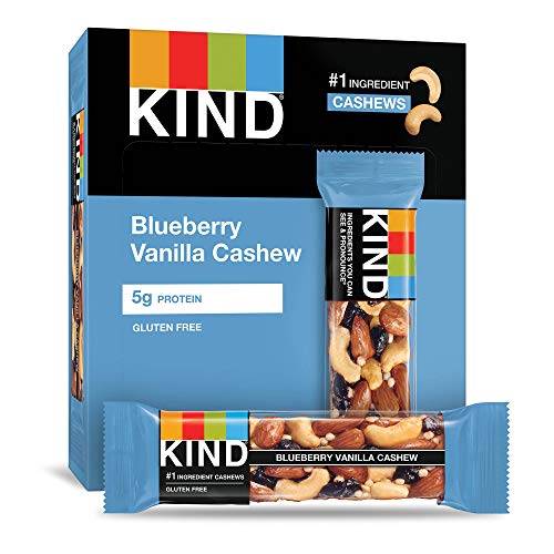 Kind Bars, Blueberry Vanilla &Amp; Cashew, Gluten Free, Low Sugar, 1