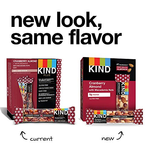 Kind Bars, Cranberry Almond + Antioxidants With Macadamia Nuts,