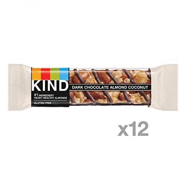 Kind Bars, Dark Chocolate Almond Coconut, Gluten Free, 1.4 Ounce
