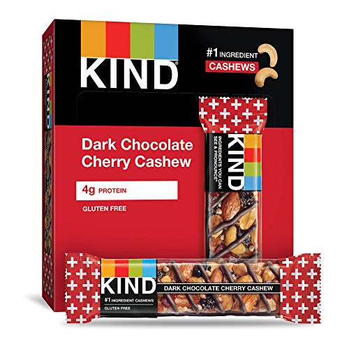 Kind Bars, Dark Chocolate Cherry Cashew + Antioxidants, Gluten F