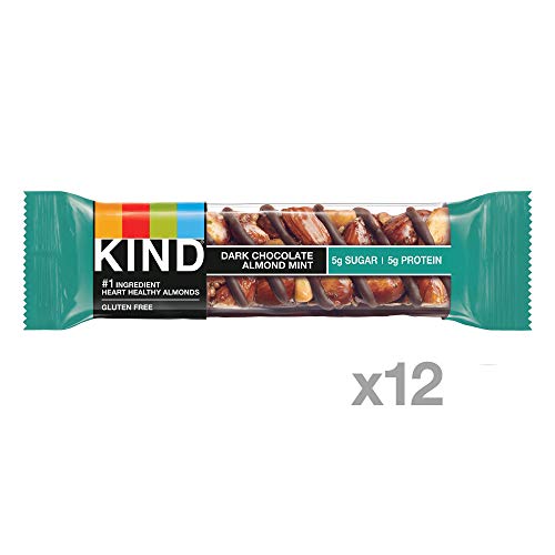 Kind Bars, Dark Chocolate Mint, Gluten Free, Low Sugar, 1.4Oz, 1