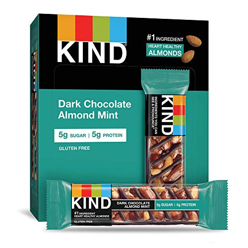 Kind Bars, Dark Chocolate Mint, Gluten Free, Low Sugar, 1.4Oz, 1
