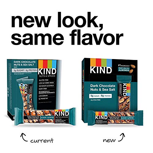 Kind Bars, Dark Chocolate Nuts &Amp; Sea Salt, Gluten Free, 1.4 Ounc