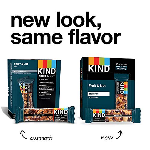 Kind Bars, Fruit &Amp; Nut, Gluten Free, Low Sugar, 1.4 Ounce Bars,