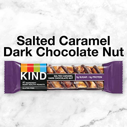 Kind Bars Gluten Free, Salted Caramel &Amp; Dark Chocolate Nut Pack