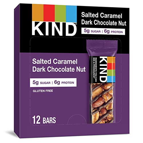 Kind Bars Gluten Free, Salted Caramel &Amp; Dark Chocolate Nut Pack