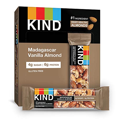 Kind Bars, Madagascar Vanilla Almond, Gluten Free, Low Sugar, 1.