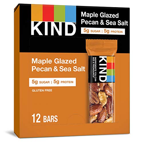 Kind Bars, Maple Glazed Pecan &Amp; Sea Salt, Gluten Free, Low Sugar