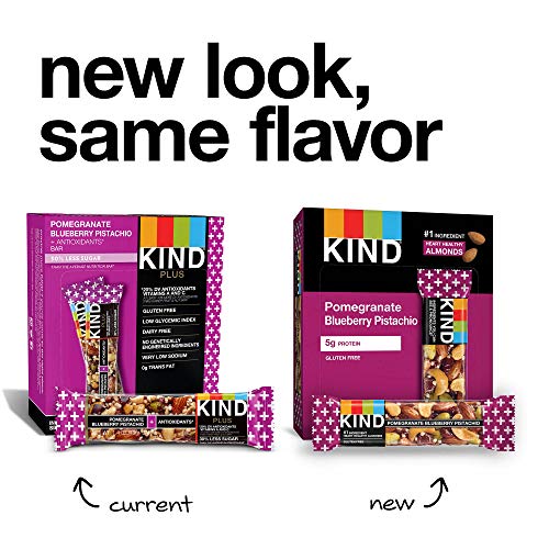 Kind Bars, Pomegranate Blueberry Pistashio + Antioxidants, Glute