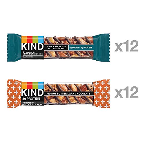 Kind Bars, Variety Pack, Gluten Free, 1.4 Ounce Bars, 24 Count