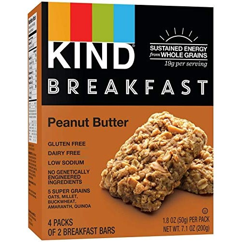 Kind, Breakfast Bars, Variety 5 Box 8Ct Ea: Dark Chocolate Coc