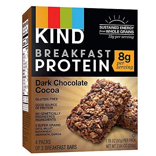 Kind, Breakfast Bars, Variety 5 Box 8Ct Ea: Dark Chocolate Coc