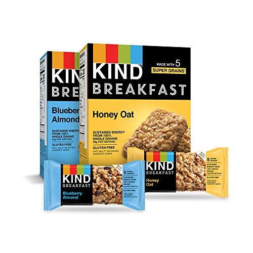 Kind Breakfast Bars Variety Pack, Blueberry Almond &Amp; Honey Oat,