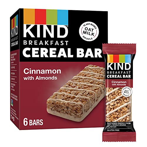 Kind Breakfast Cereal Bars, Gluten Free Snacks, Cinnamon With Al