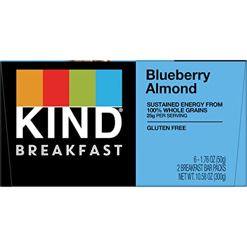 Kind Breakfast, Healthy Snack Bar, Blueberry Almond, Gluten Free