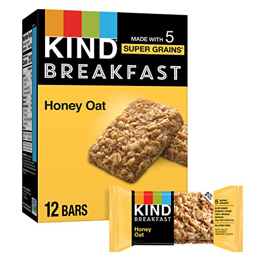 Kind Breakfast, Healthy Snack Bar, Honey Oat, Gluten Free Breakf