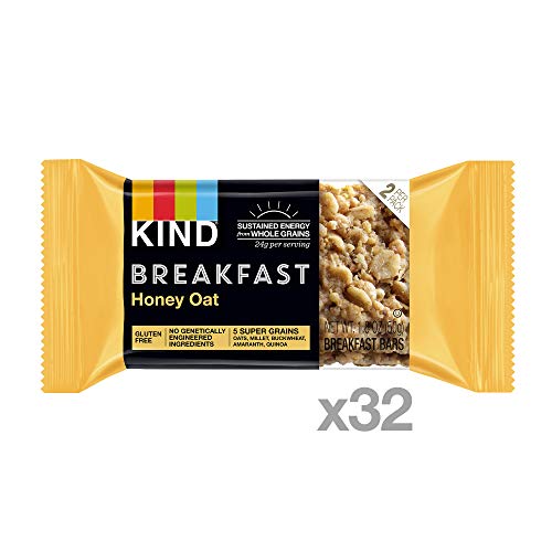 Kind Breakfast Probiotic Bars Honey Oat Pack Of 32