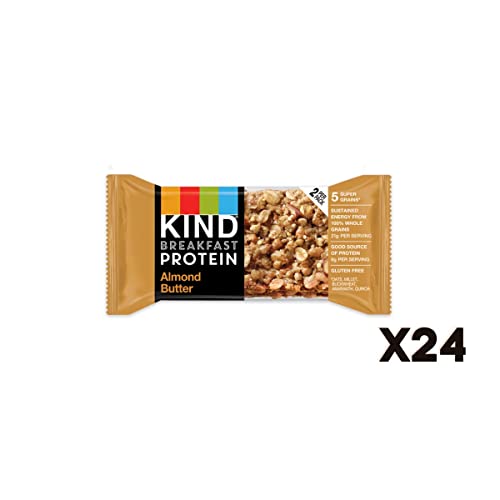 Kind Breakfast Protein Bars, Almond Butter, Gluten Free, 1.76Oz,
