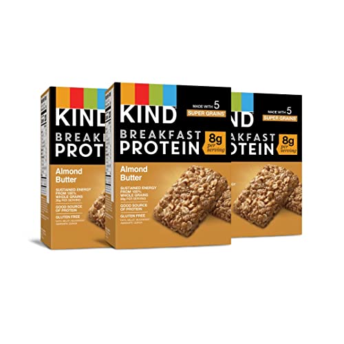 Kind Breakfast Protein Bars, Almond Butter, Gluten Free, 1.76Oz,