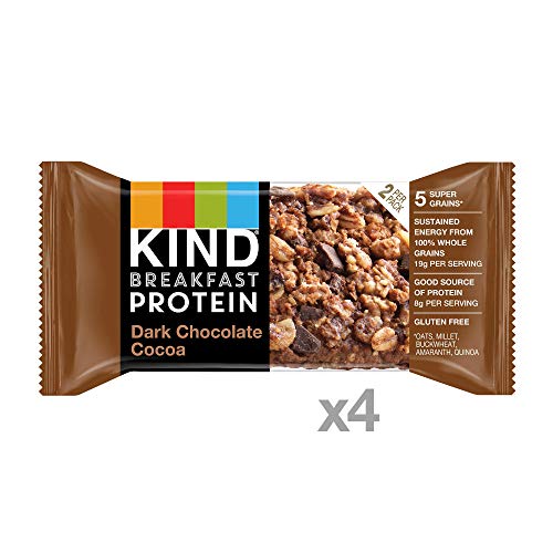Kind Breakfast Protein Bars, Dark Chocolate Cocoa, Gluten Free,