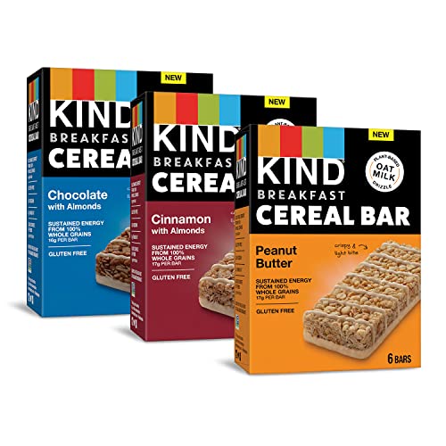 Kind Cereal Breakfast Bars, Variety Pack, Chocolate With Almonds