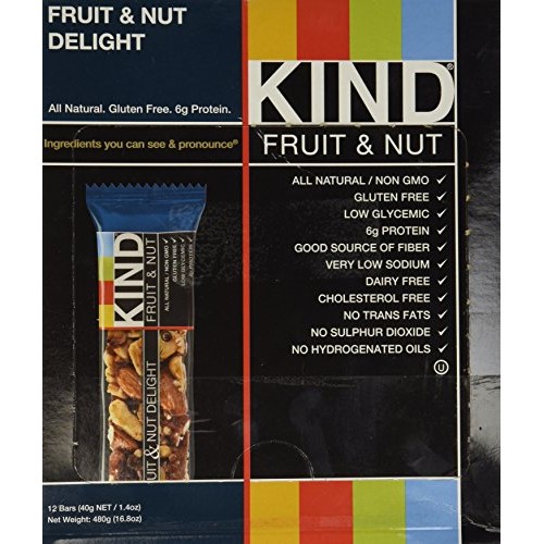 Kind Fruit &Amp; Nut, Fruit &Amp; Nut Delight, All Natural, Gluten Free