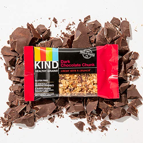 Kind Healthy Grains Bars, Dark Chocolate Chunk, Gluten Free, 1.2