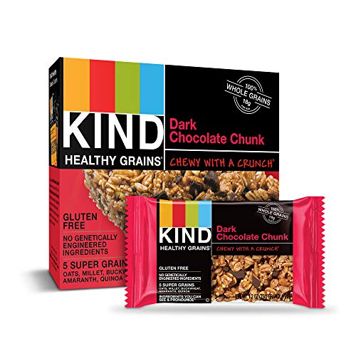 Kind Healthy Grains Bars, Dark Chocolate Chunk, Gluten Free, 1.2