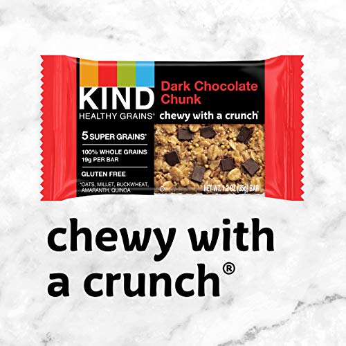 KIND Healthy Grains Bars, Dark Chocolate Chunk, Healthy Snacks, ...